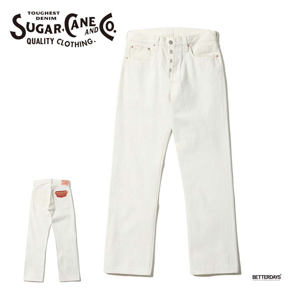 SUGAR CANE ジーンズ メンズ デニム シュガーケーン ホワイトデニム