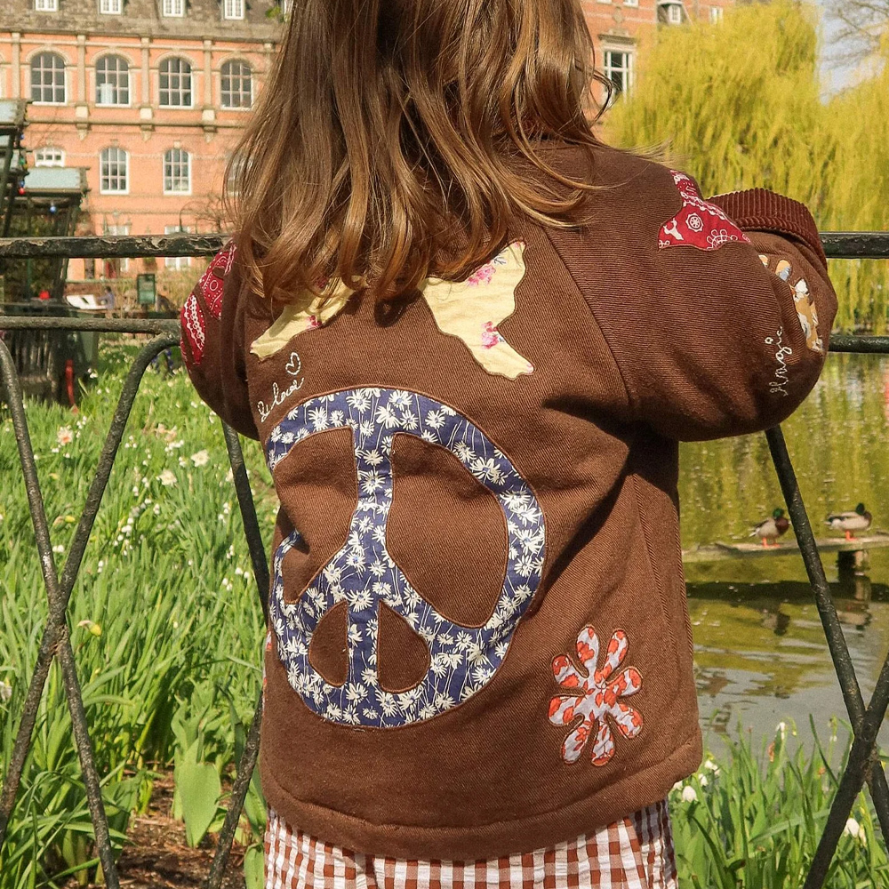 ジャケット キッズ ベビー Organic Cotton Brown Fudge Lillibeth MINI