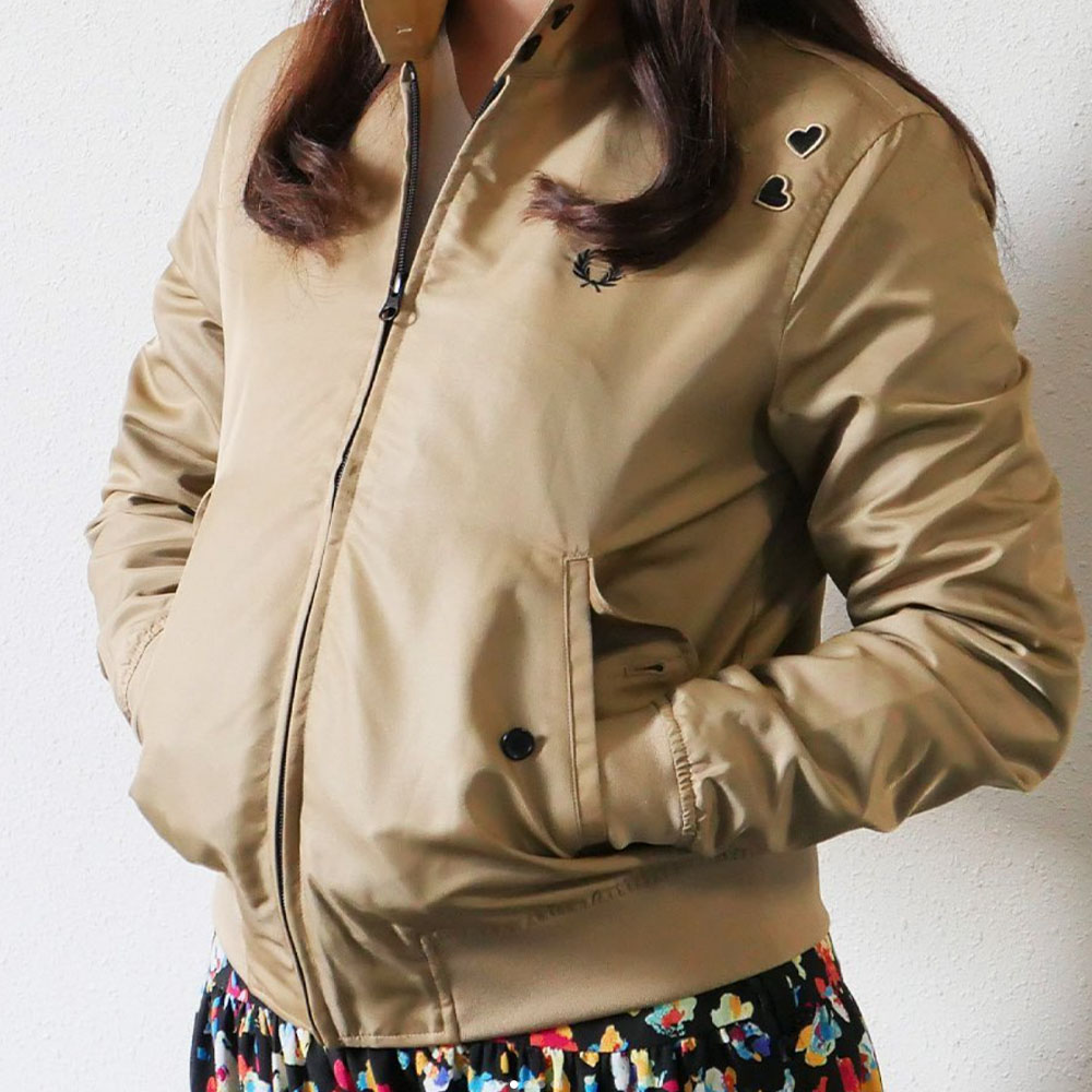 ピーター様　　　　　フレッドペリー　ジップスルージャケット Zip Through Jacket(8 90A：BLACK / CHAMPAGNE): | FRED PERRY JAPAN