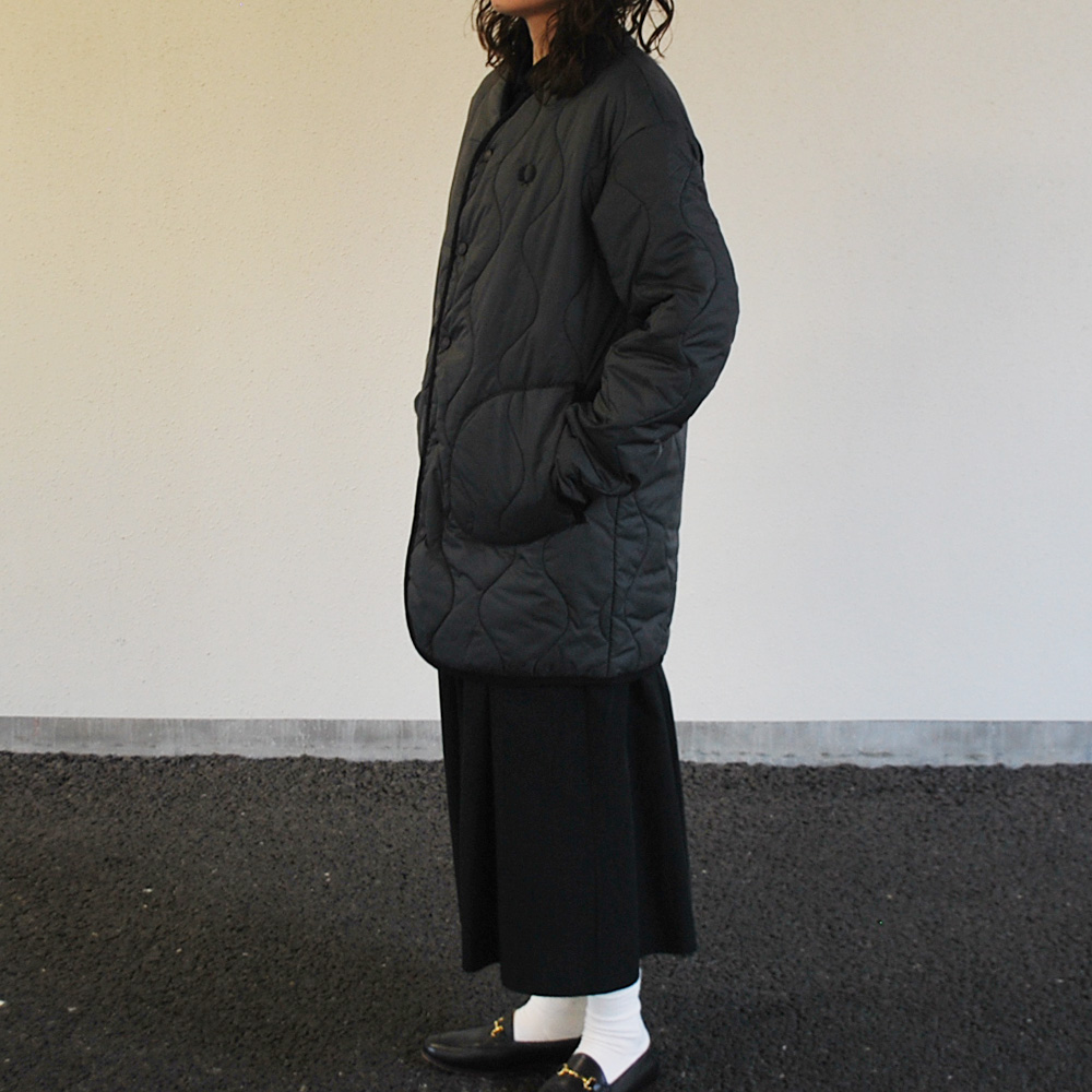 [美品] 大きいサイズ フレッドペリー / MA-1 ジャケット キルティング FRED PERRY キルティングライナージャケット フレッドペリー