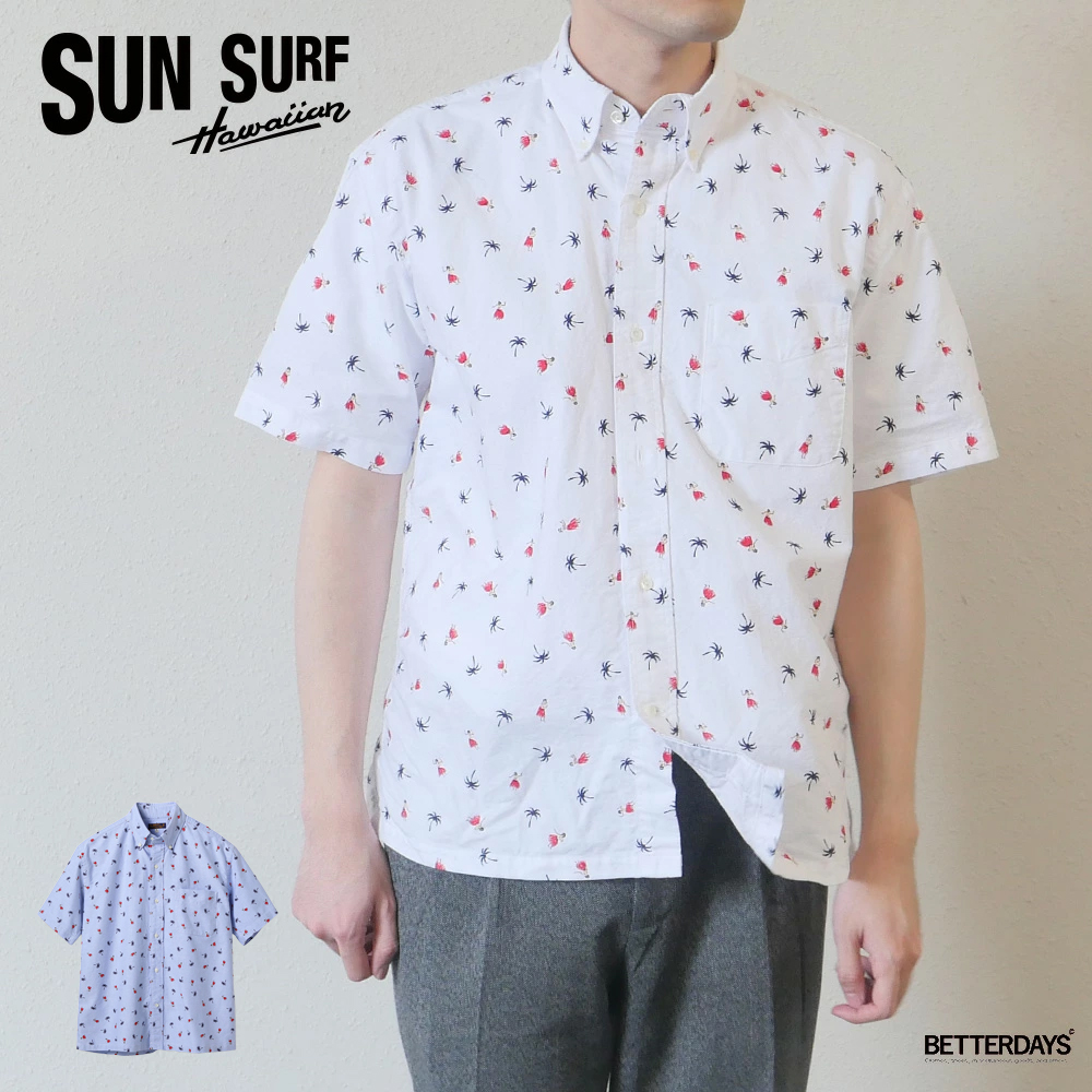 SUN SURF ハワイアンシャツ アロハシャツ メンズ サンサーフ