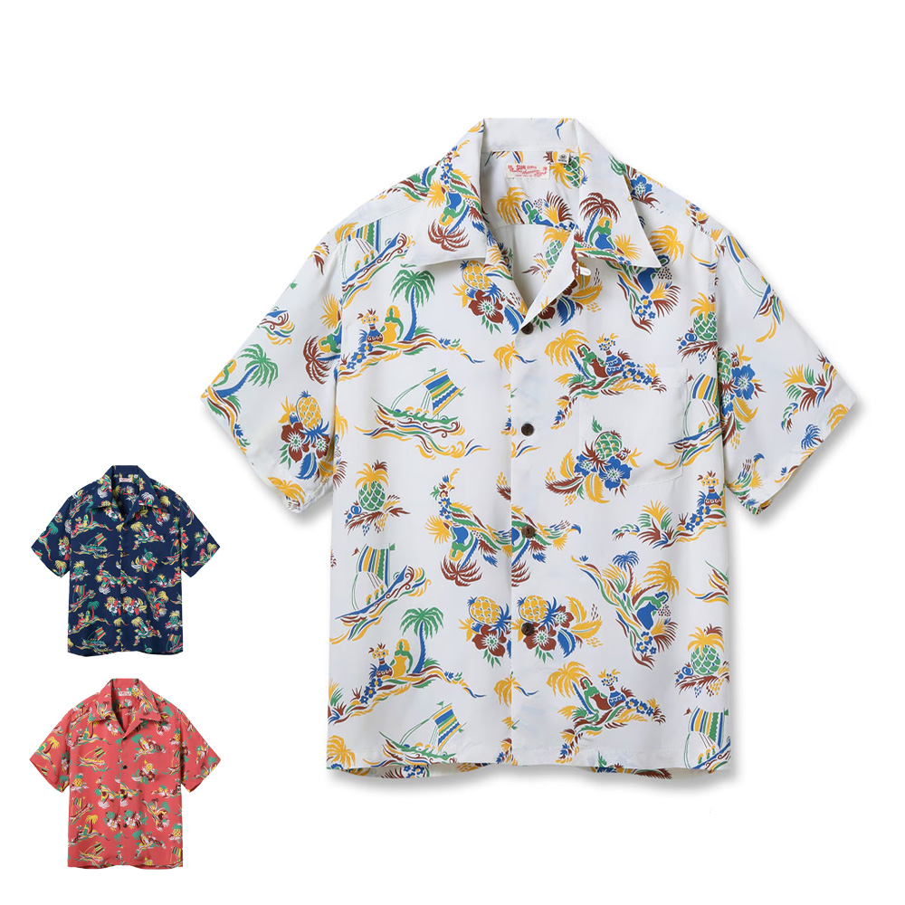 SUN SURF アロハシャツ メンズ ユニセックス サンサーフ Lot No