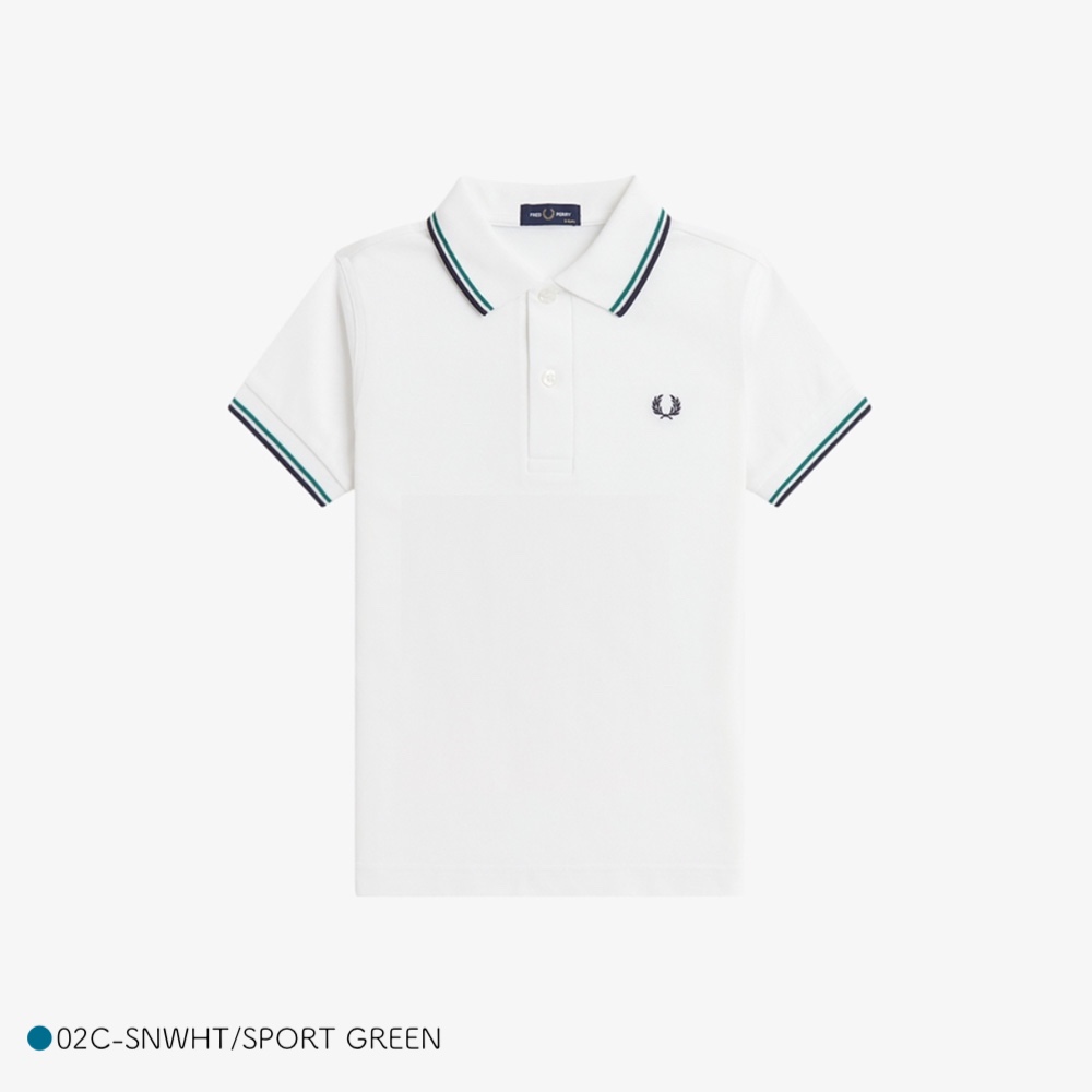 ポロシャツ キッズ フレッドペリー ギフト FRED PERRY KIDS TWIN TIPPED FRED PERRY SHIRT 100-130cmの画像