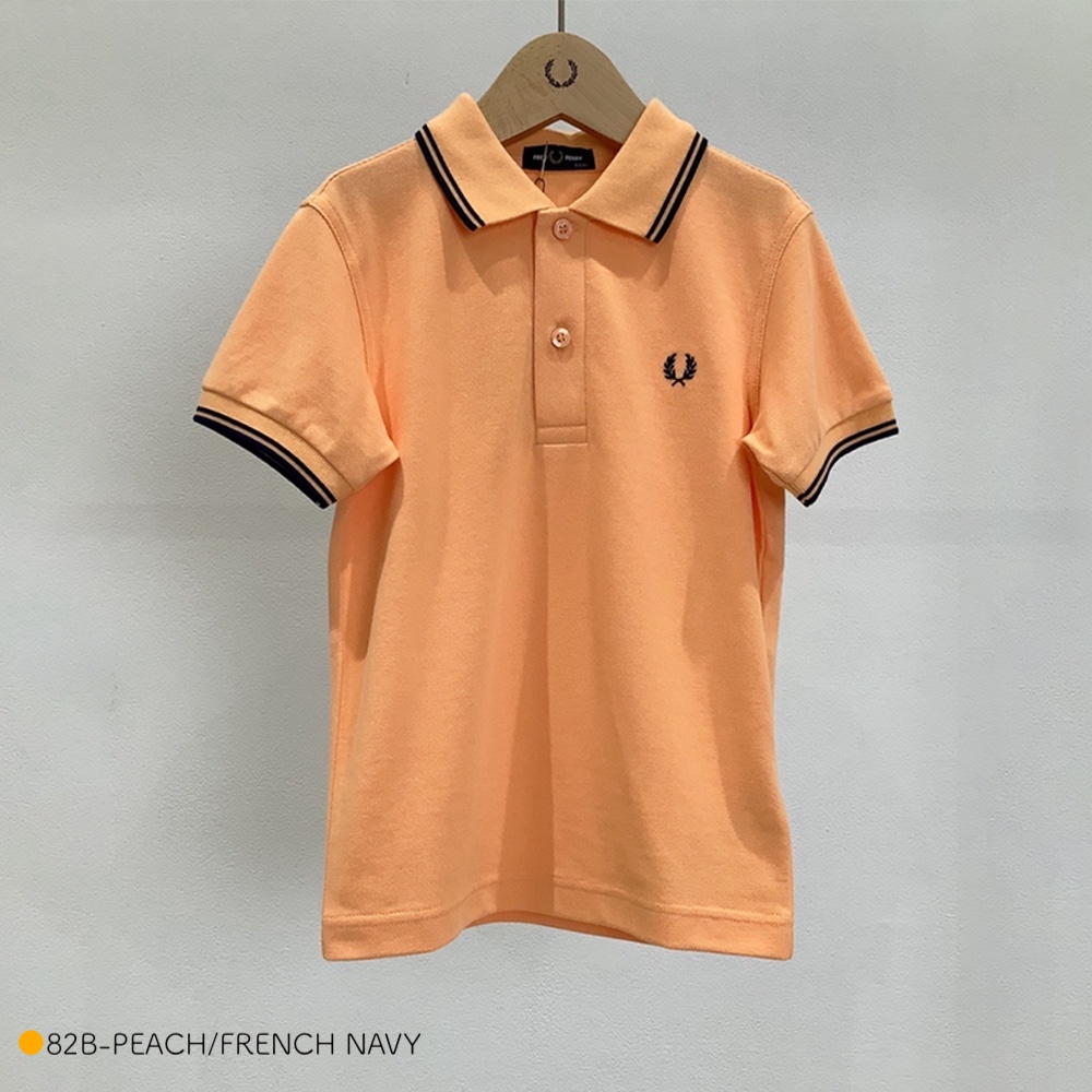 ポロシャツ キッズ フレッドペリー ギフト FRED PERRY KIDS TWIN TIPPED FRED PERRY SHIRT 100-130cmの画像