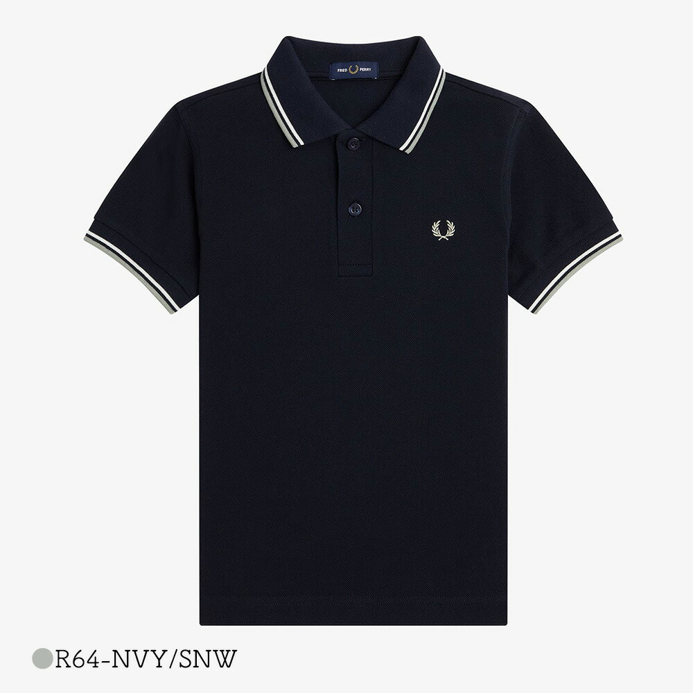 ポロシャツ キッズ フレッドペリー ギフト FRED PERRY KIDS TWIN TIPPED FRED PERRY SHIRT 100-130cm｜betterdays777｜07