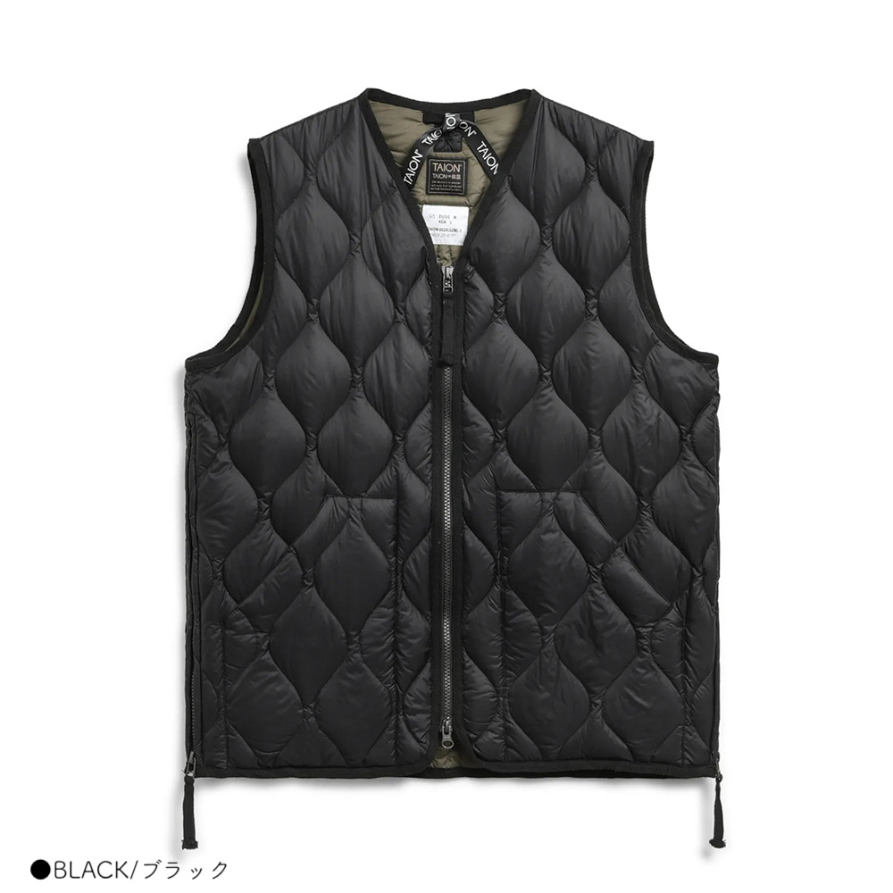 TAION（タイオン） ダウンベスト ユニセックス インナーベスト DOWN
