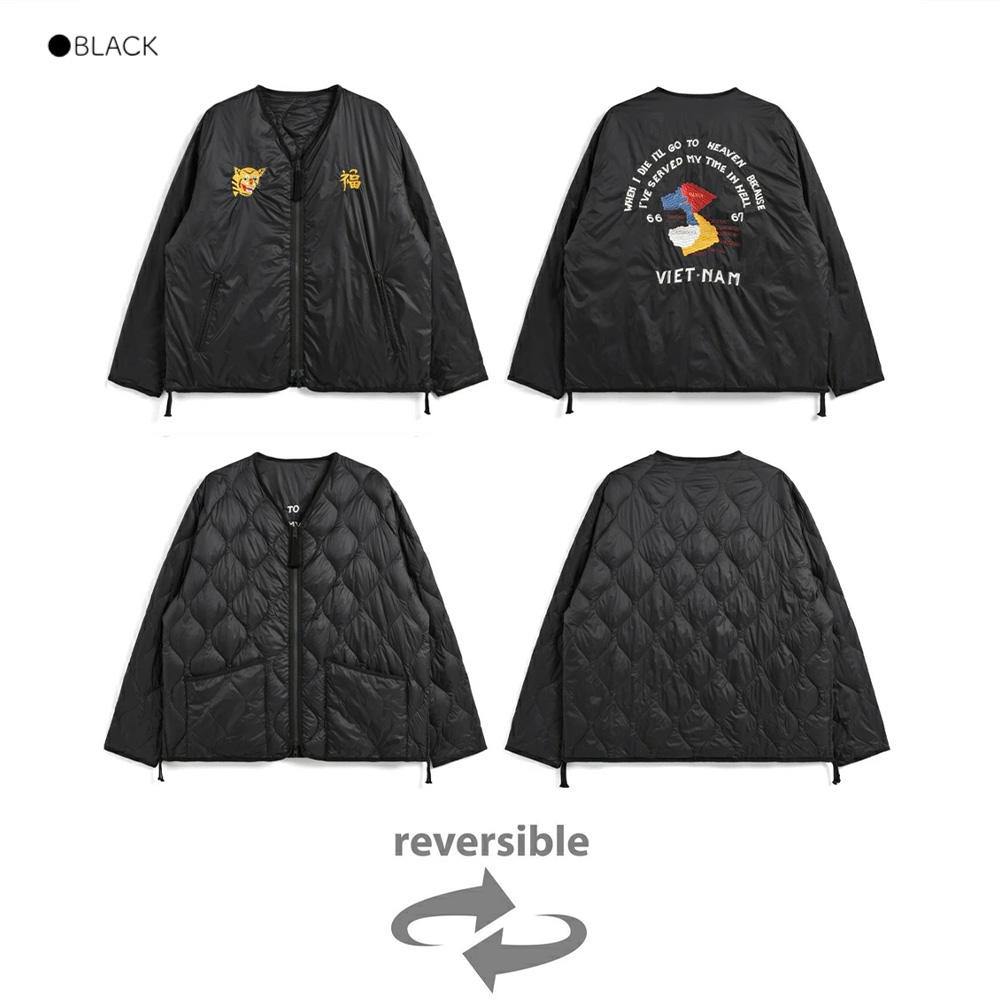 TAION（タイオン） ダウンジャケット ユニセックス REVERSIBLE 