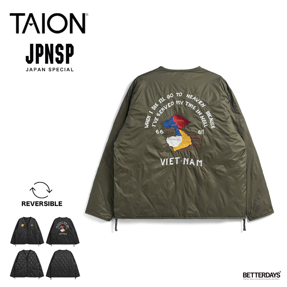 TAION（タイオン） ダウンジャケット ユニセックス REVERSIBLE 