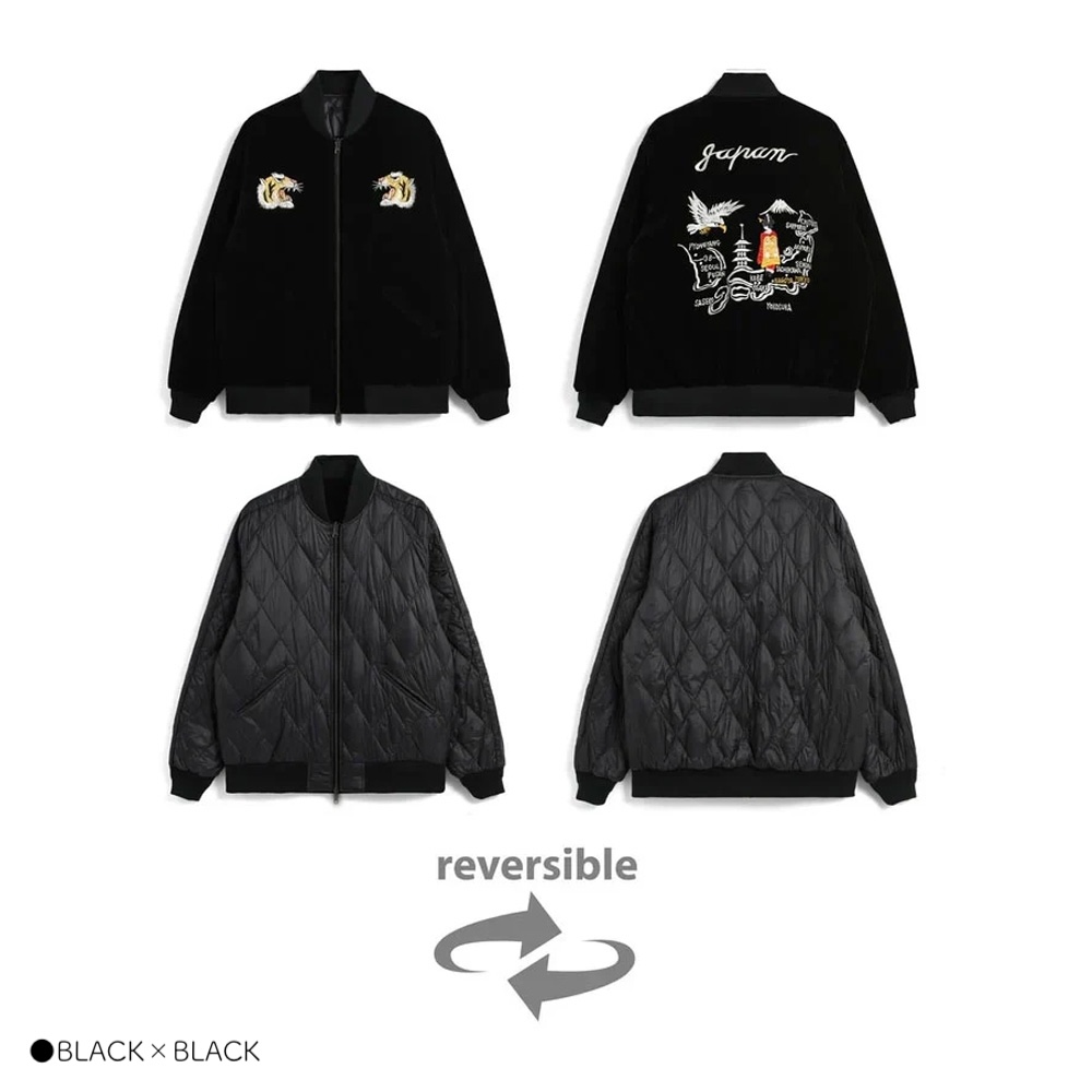 TAION（タイオン） ダウンジャケット ユニセックス REVERSIBLE 
