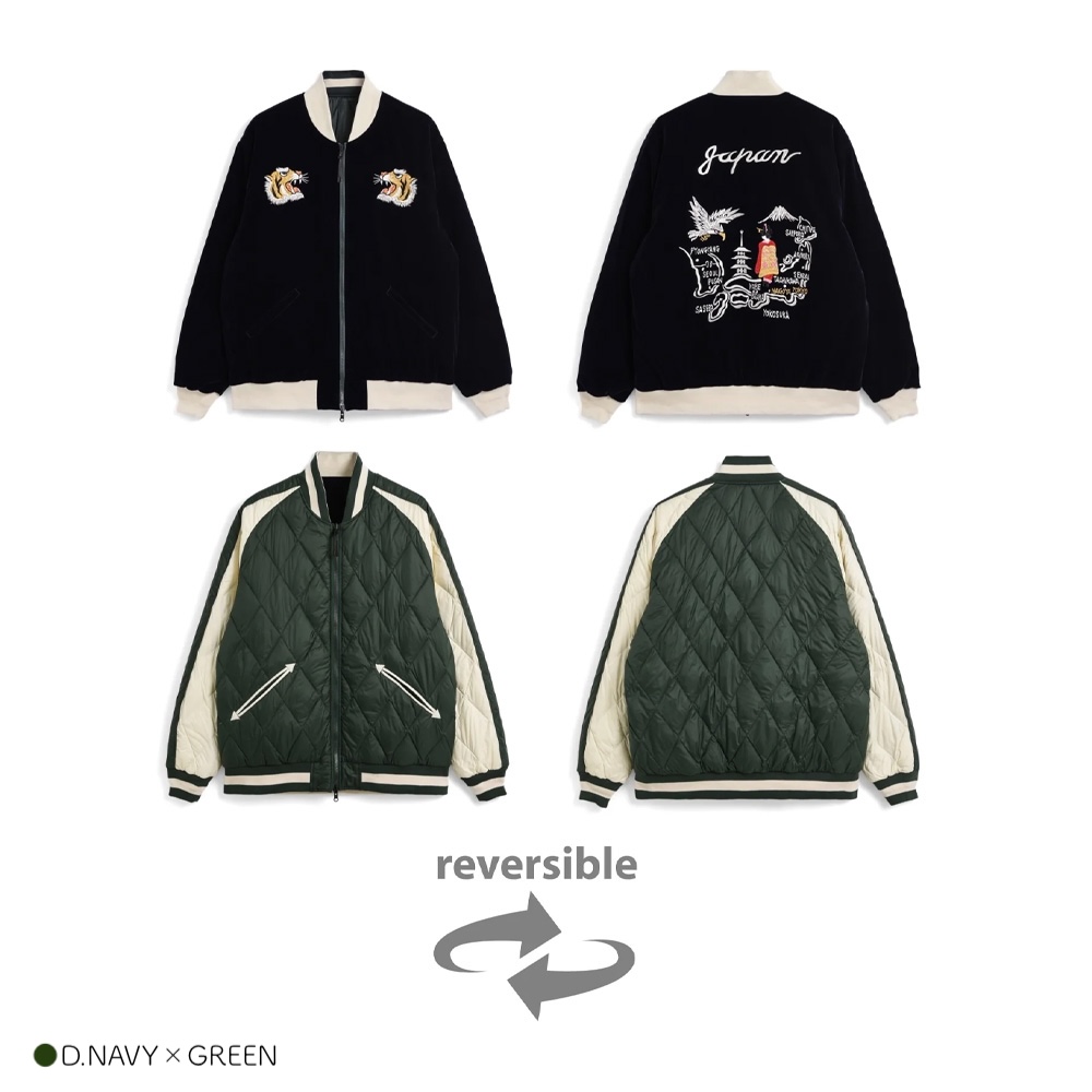 TAION（タイオン） ダウンジャケット ユニセックス REVERSIBLE 