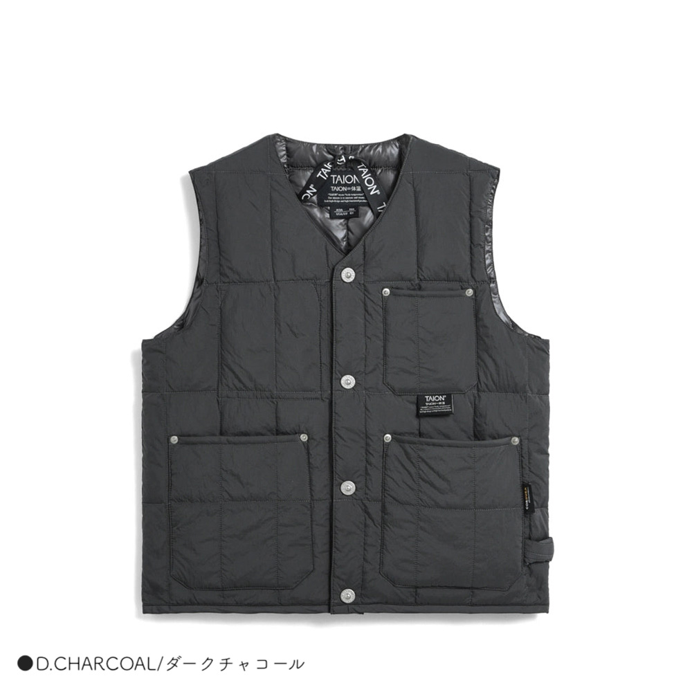 TAION（タイオン） ダウンベスト キッズ インナーベスト DOWN VEST