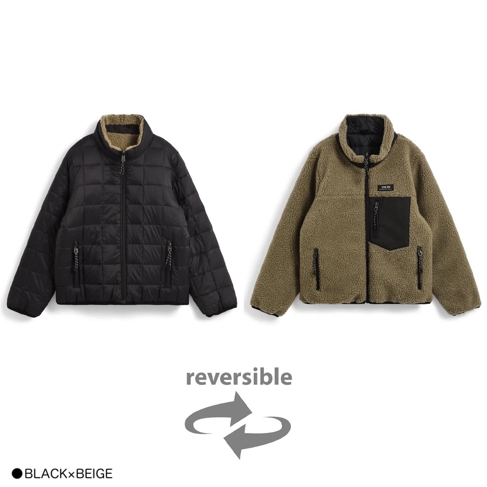 TAION（タイオン） 【26AW 予約】マウンテン リバーシブル ダウン×ボア