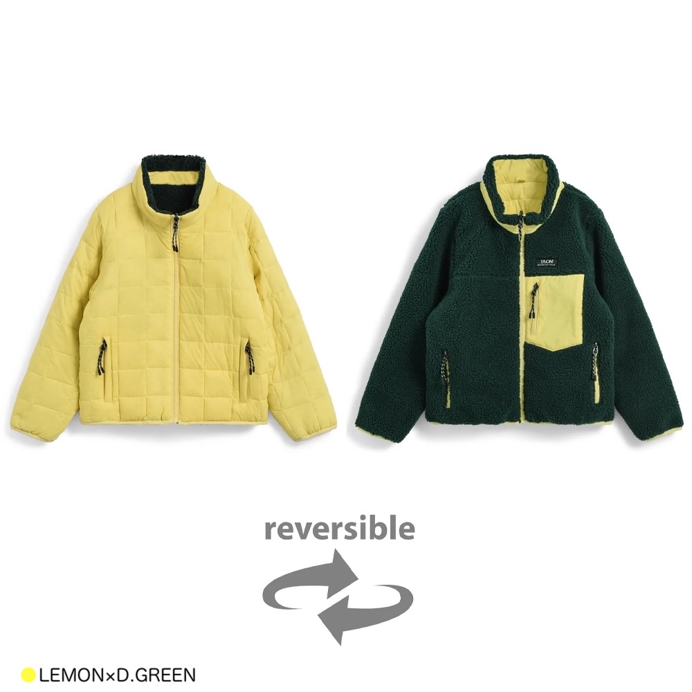 TAION（タイオン） 【26AW 予約】マウンテン リバーシブル ダウン×ボア