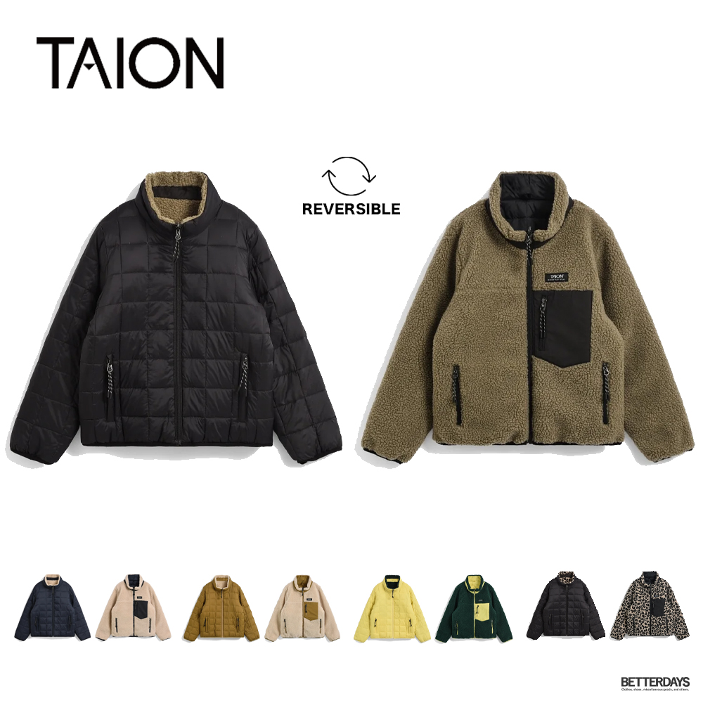 TAION（タイオン） 【26AW 予約】マウンテン リバーシブル ダウン×ボア