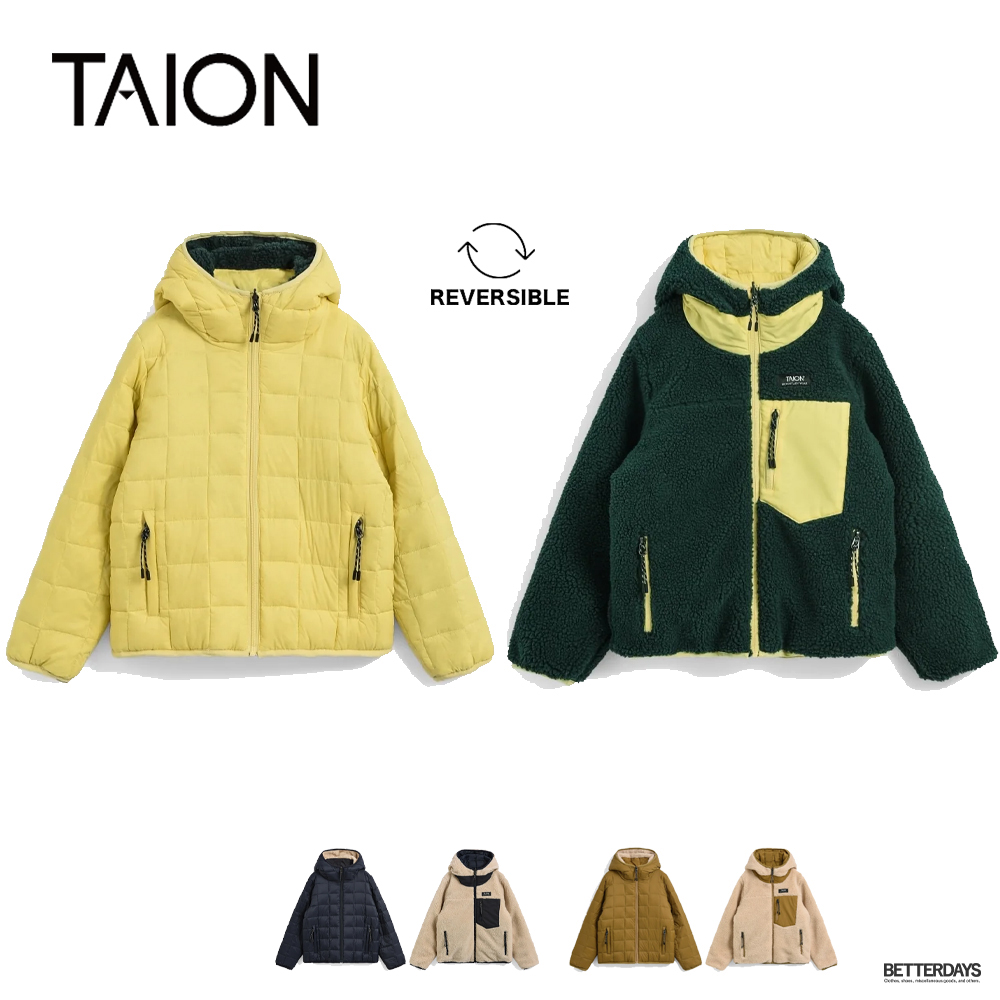 TAION（タイオン） 【26AW 予約】マウンテン リバーシブル ダウン×ボア