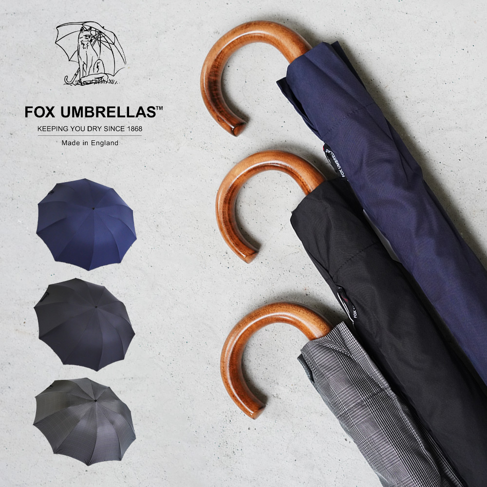 FOX UMBRELLAS（フォックス アンブレラ） 折り畳み傘 メンズ
