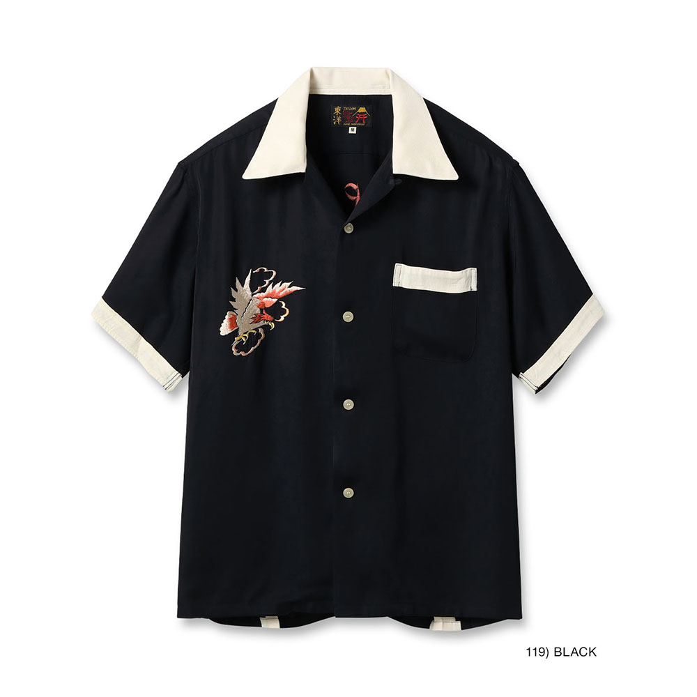 テーラー東洋 ボウリングシャツ メンズ  スカシャツ TAILOR TOYO TT39301 / S...
