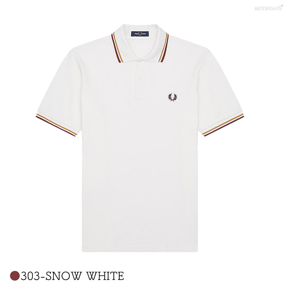 white fred perry shirt