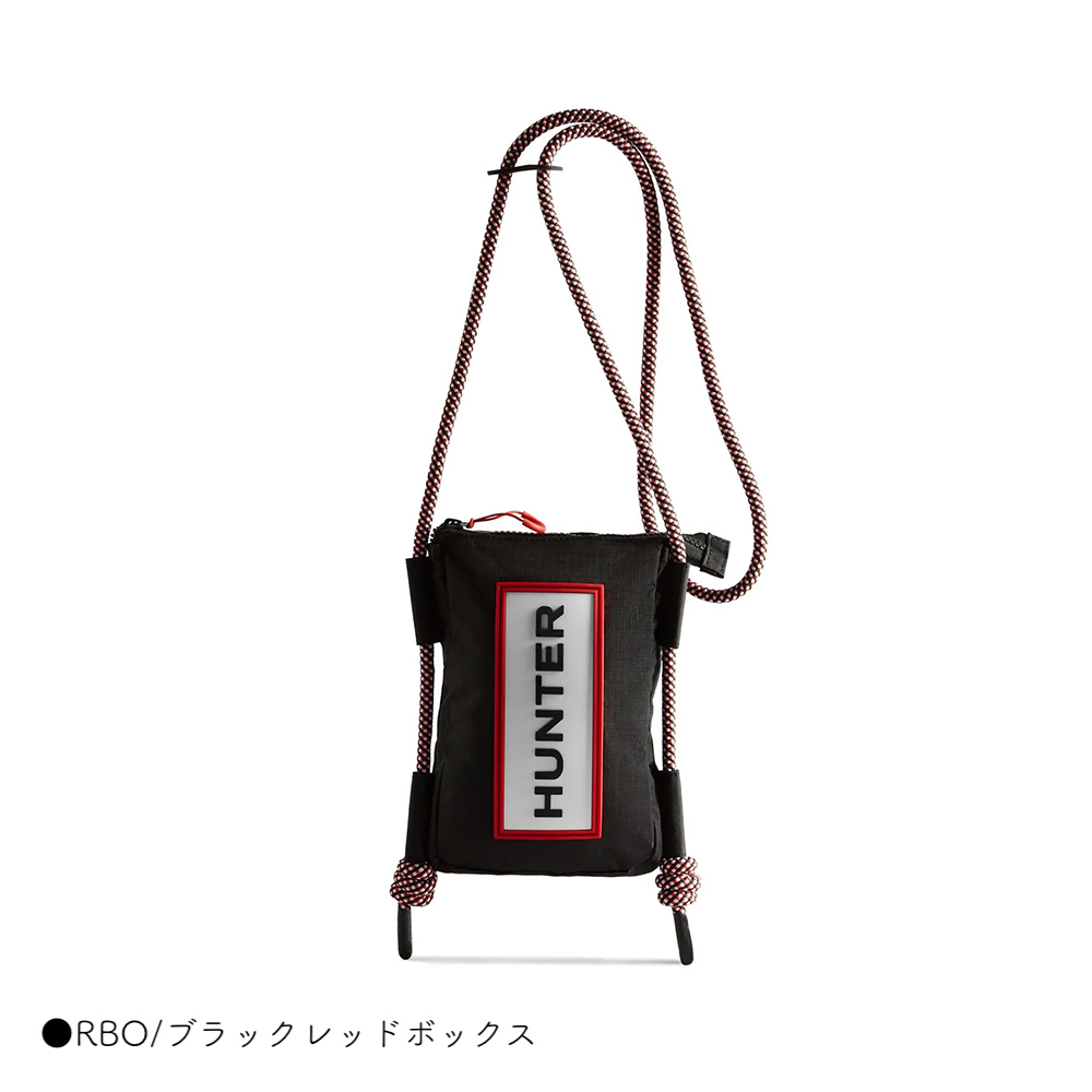 サコッシュ トラベル リップストップ リサイクル ナイロン フォンポーチ  ハンター HUNTER 【国内正規品】UBC1514NRS | HUNTER | 01
