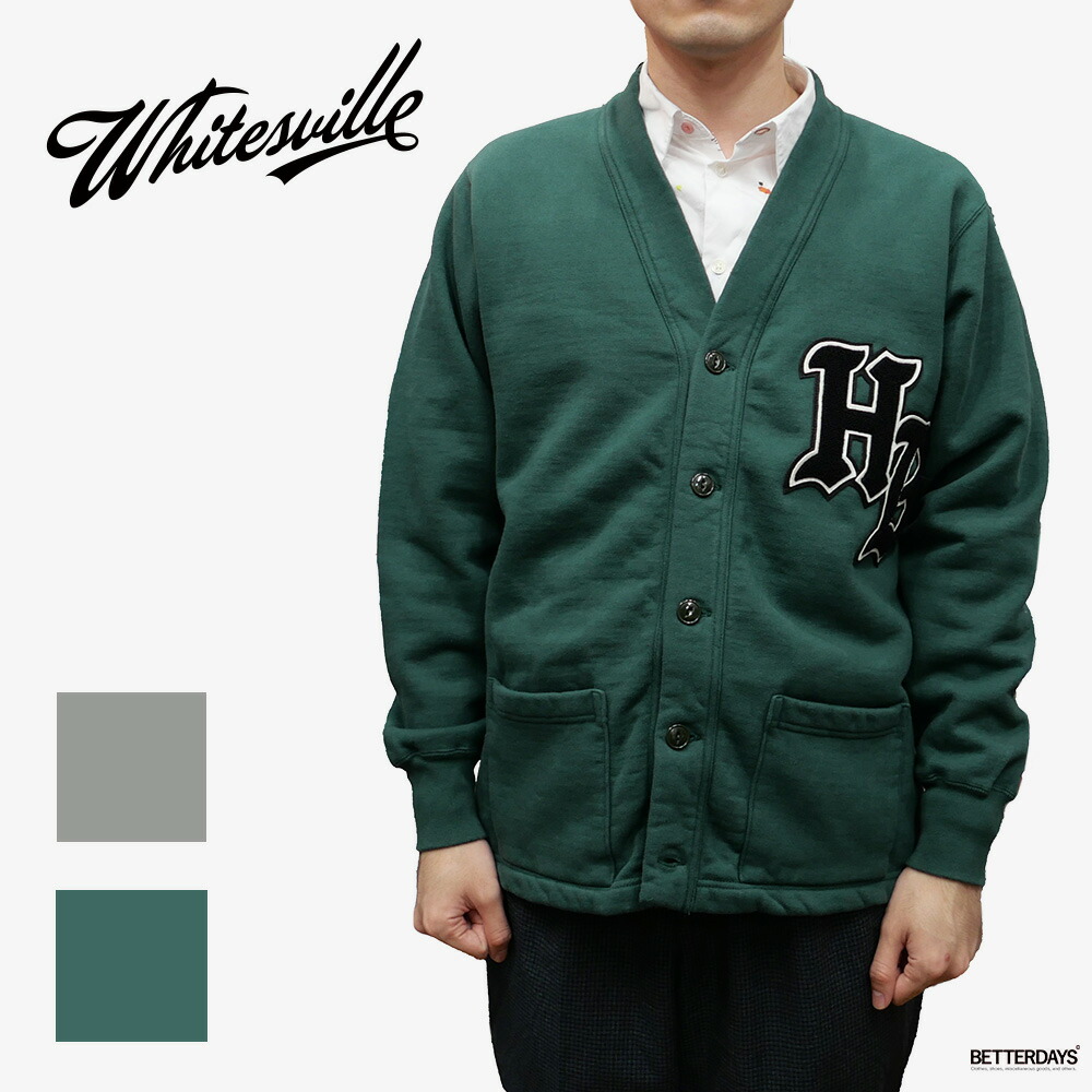 【専用出品】Saltyrubber WHITESVILLE スウェットカーディガン メンズ SWEAT BUTTON FRONT