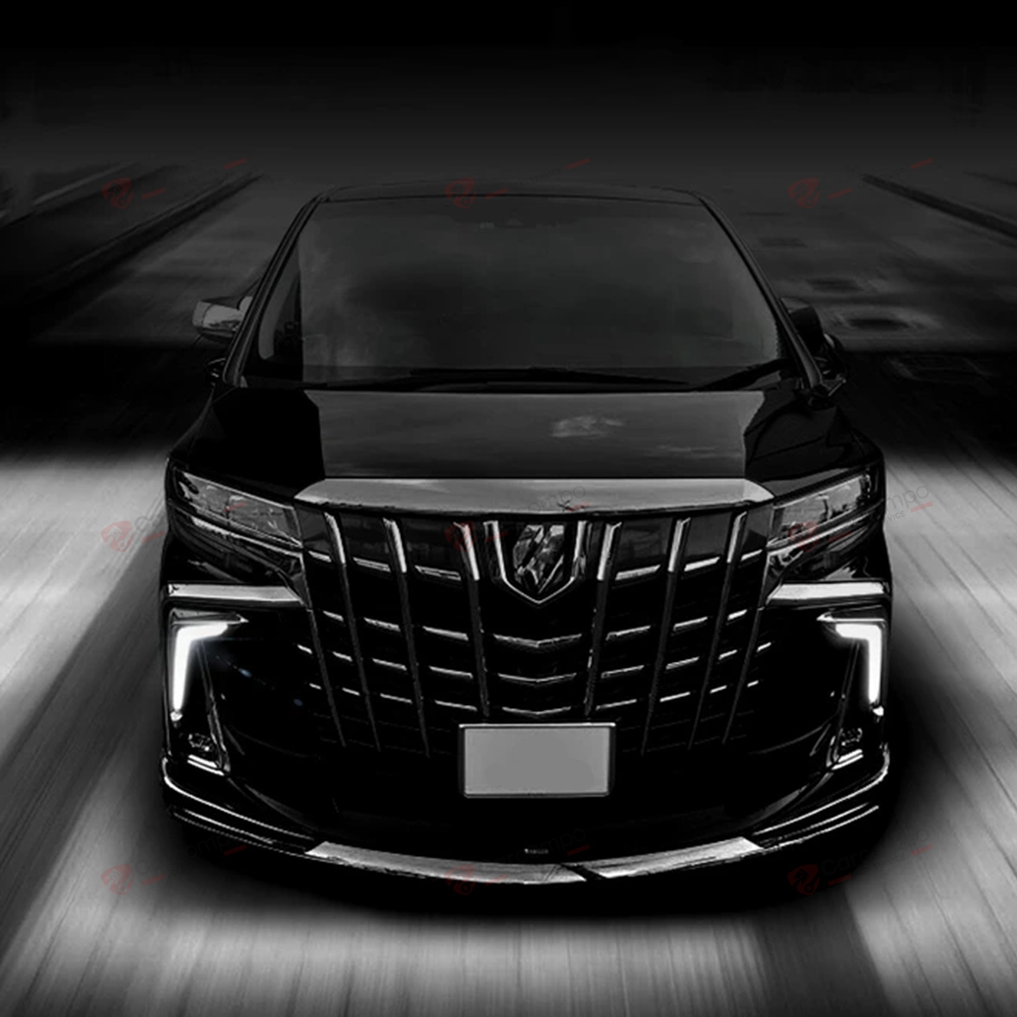 ★本日まで値下げ★30アルファード　モデリスタ　シグネチャーイルミブレード【美品 MODELLISTA シグネチャーイルミブレード MSD22-58001 アルファード用