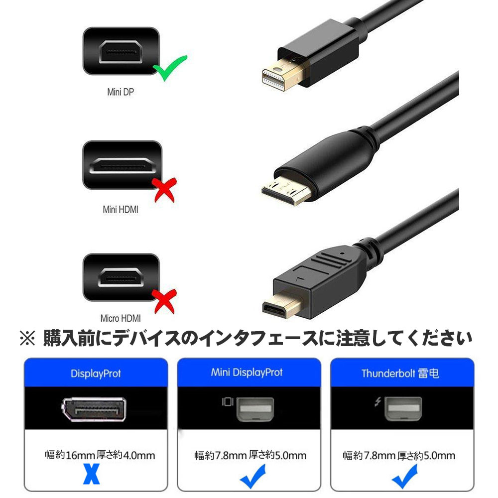 Mini DisplayPort to HDMI 変換ケーブル MacPC→HDMIコンバーター 1080P フルHD Mini DisplayPort搭載のノートPCからテレビ大画面に  minidp-HDMI : cable-0033 : ベターホーム屋 - 通販 - Yahoo!ショッピング