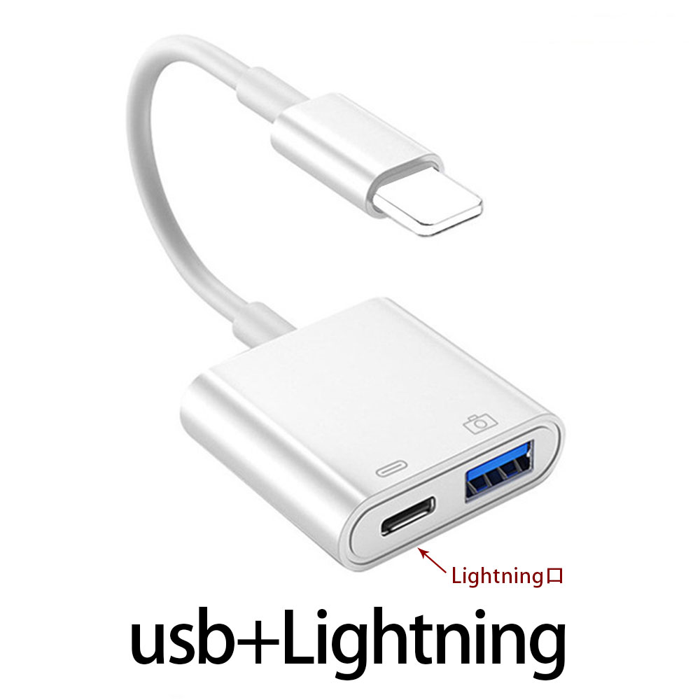 USBカメラアダプタ USB 変換アダプタ Type-C Lightning急速充電 USB 3.0高速データ伝送 安定出力 コンパクト 使用簡単 写真/音声ファイル/ビデオ転送 設定不要｜betternanaya｜03