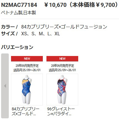 MIZUNO（ミズノ） 競泳水着 レディース 練習用 XSサイズ（SSサイズ