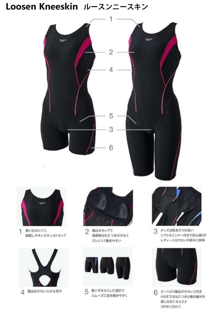 〚美品〛SPEEDO　競泳水着　　　　　黒色　Lサイズ speedo（スピード） フィットネス水着 レディース Lサイズ SFW12560
