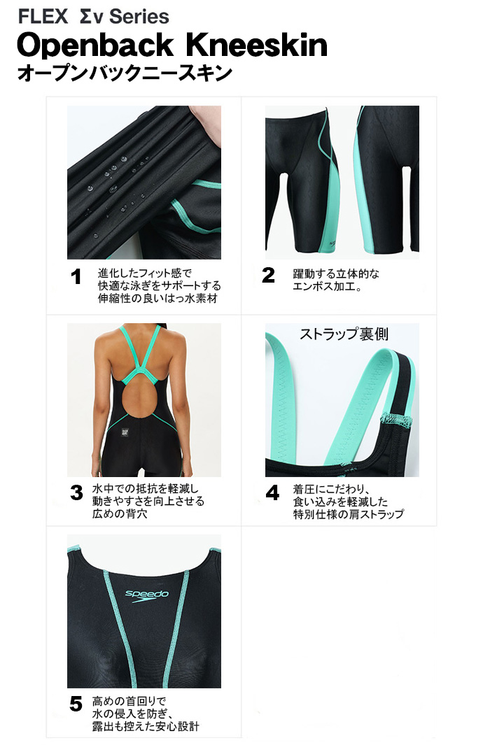 speedo（スピード） 競泳水着 レディース WA承認 Oサイズ SCW12601F