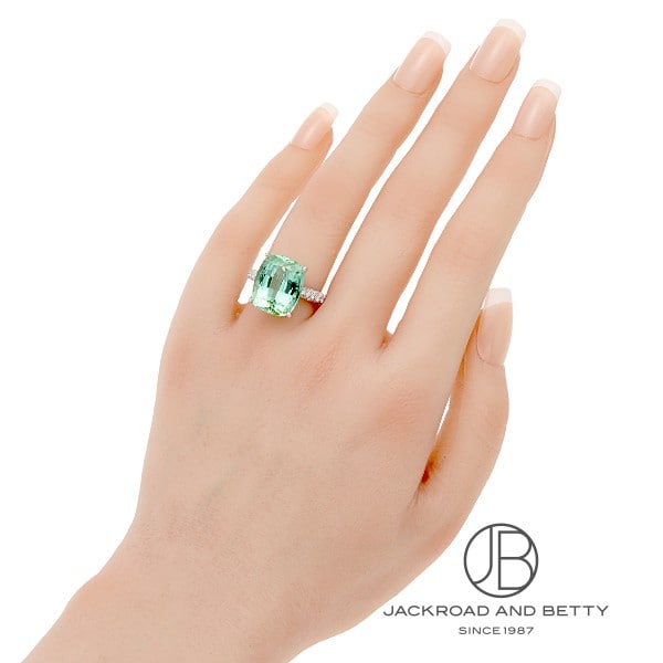 グリーントルマリンリング13.5号　中古 楽天市場】グリーントルマリン 11.08ct リング 17.5号 PT900