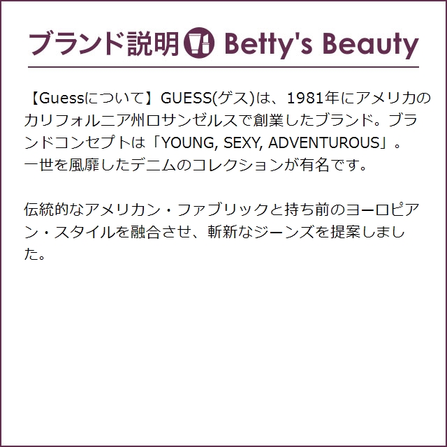 Guess ベッラ ヴィータ ローザ オードトワレ      30ml (香水（レディース）)｜bettysbeauty｜05