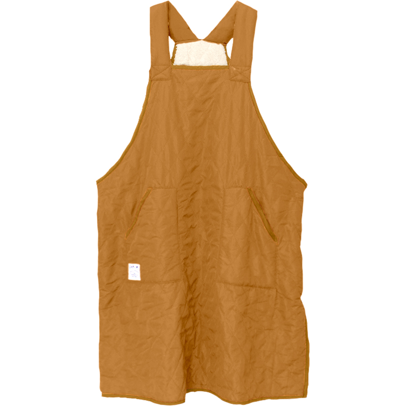 エプロン キルト 保育士 キルティング 裏ボア 裏起毛 ゆったり