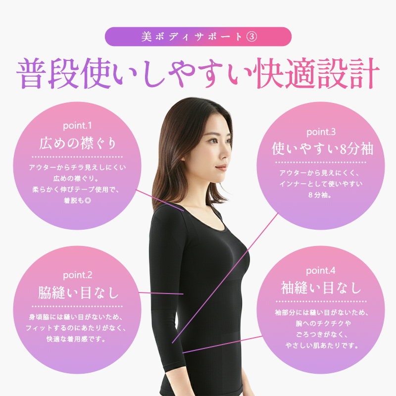 Befit（ビーフィット） Be-fit 燃活サポート 美姿勢インナープラス
