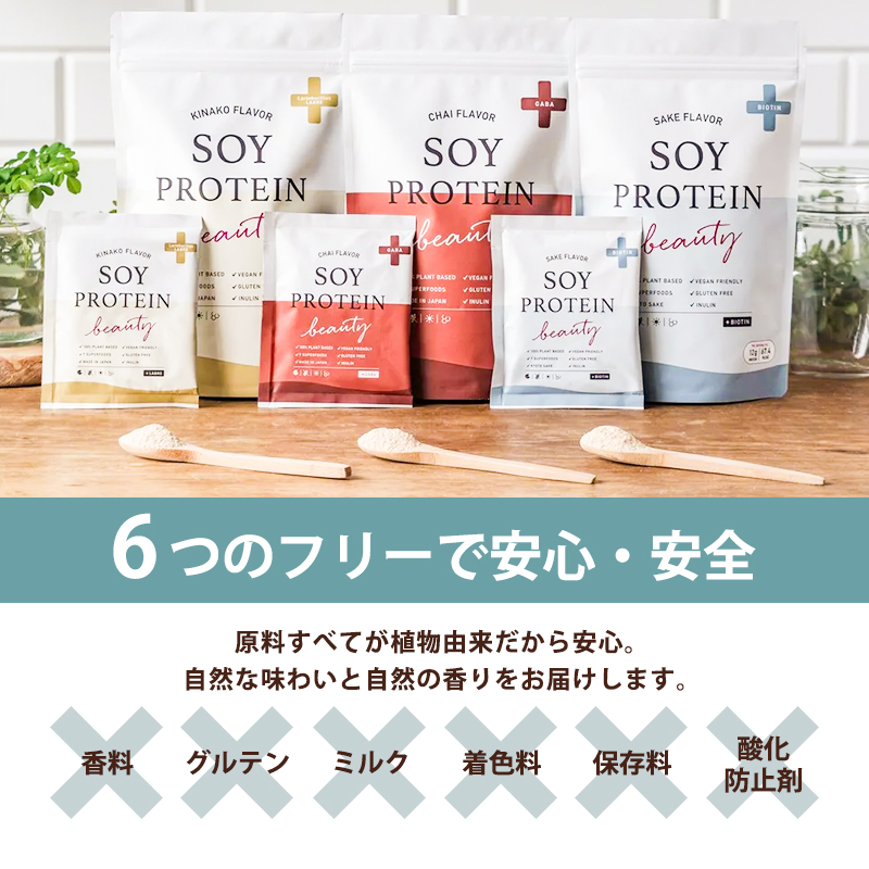 【2袋セット】 ソイプロビューティきな粉味ハリウッド　ソイプロテイン Amazon.co.jp: ソイプロビューティ きな粉味 トライアル 20g（1食分