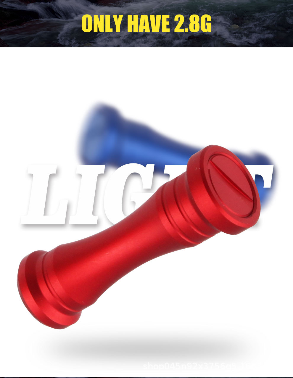 アルミ ハンドルノブ 1個 For Shimano & Daiwa シマノ ダイワ 対応 丸