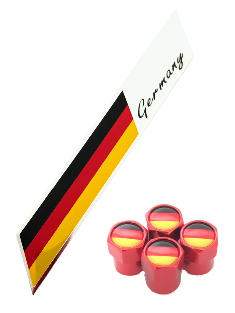 B ドイツ 国旗 選べるバルブキャップカラー! フェンダー エンブレム シール ステッカー VW フォルクスワーゲン GTI｜bgr-hyogo｜02