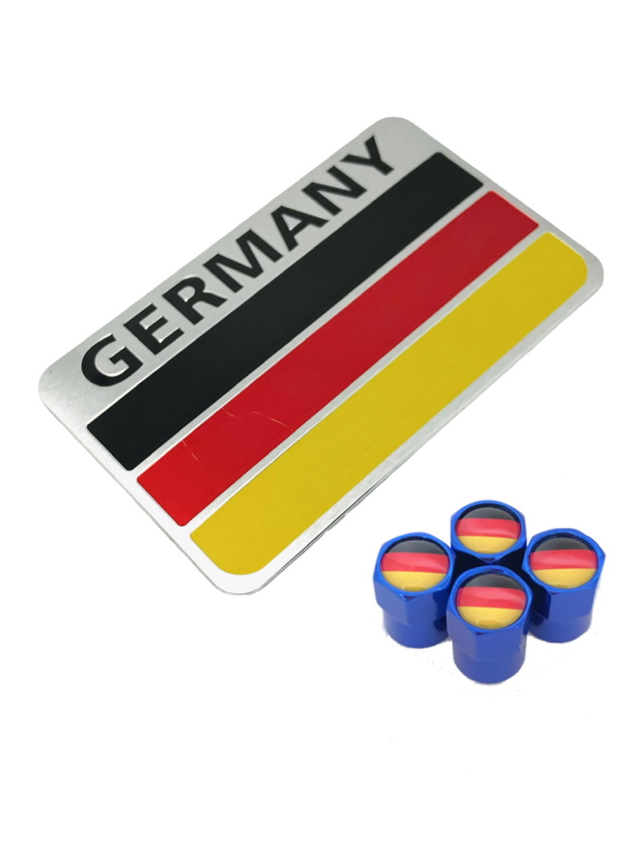 D ドイツ 国旗 選べるバルブキャップカラー! フェンダー エンブレム シール ステッカー VW フォルクスワーゲン GTI｜bgr-hyogo｜03