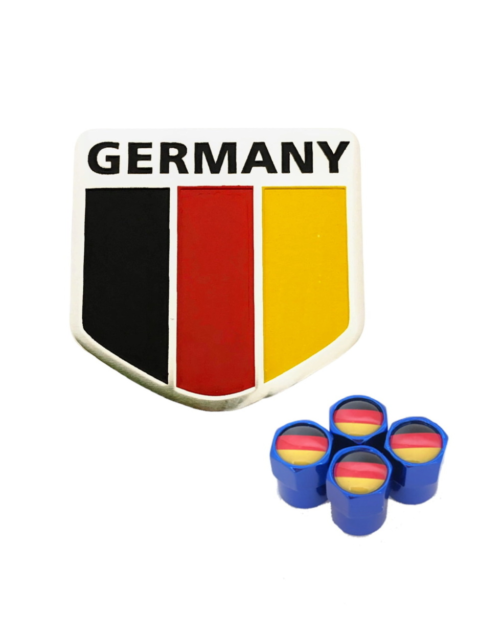 I  ドイツ 国旗 選べるバルブキャップカラー! フェンダー エンブレム シール ステッカー VW フォルクスワーゲン GTI｜bgr-hyogo｜03