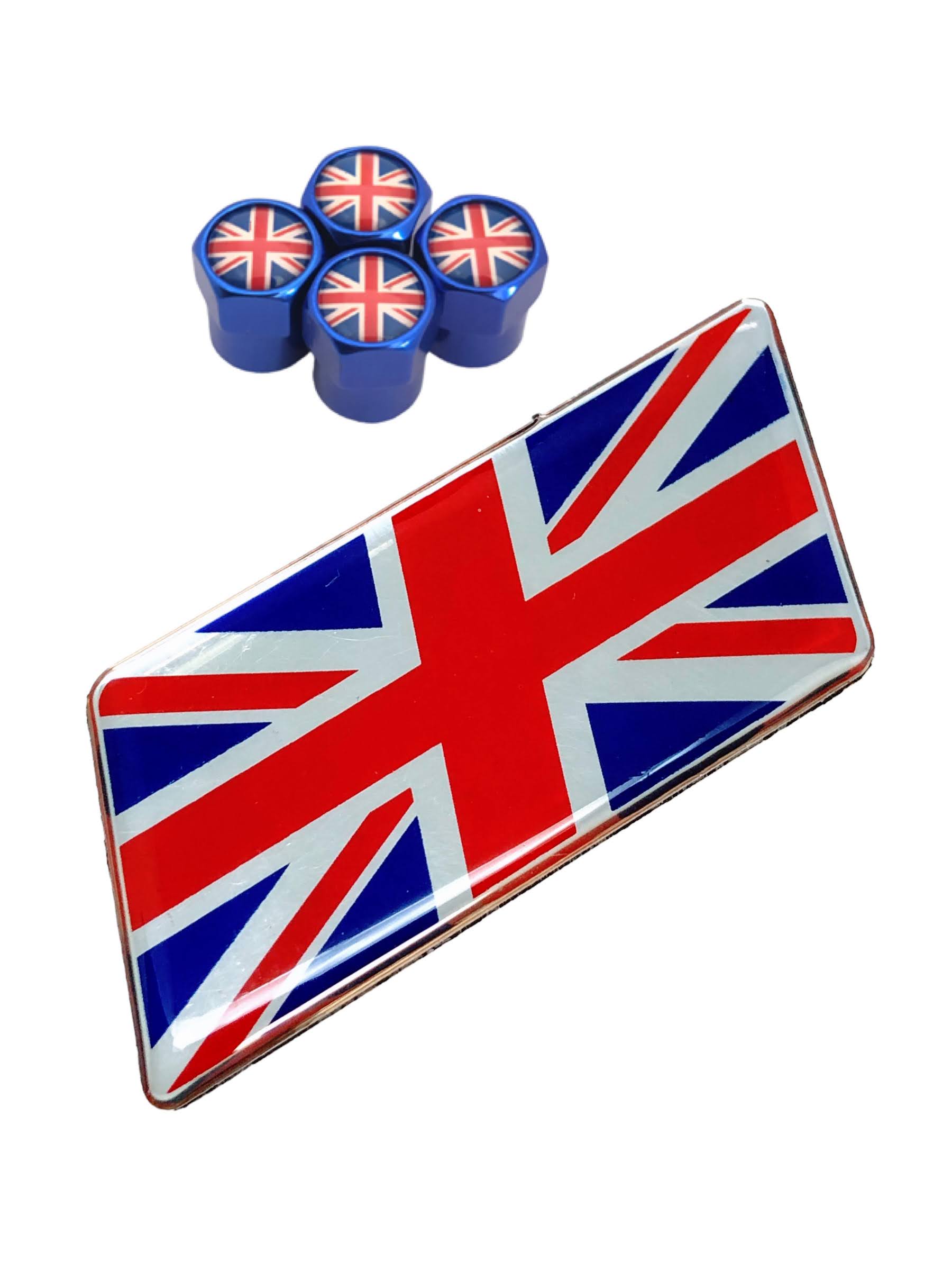 J イギリス 国旗 選べるバルブキャップカラー エンブレム ステッカー バルブキャップ フェンダー レンジローバー ディスカバリー ユニオンジャック UK｜bgr-hyogo｜03