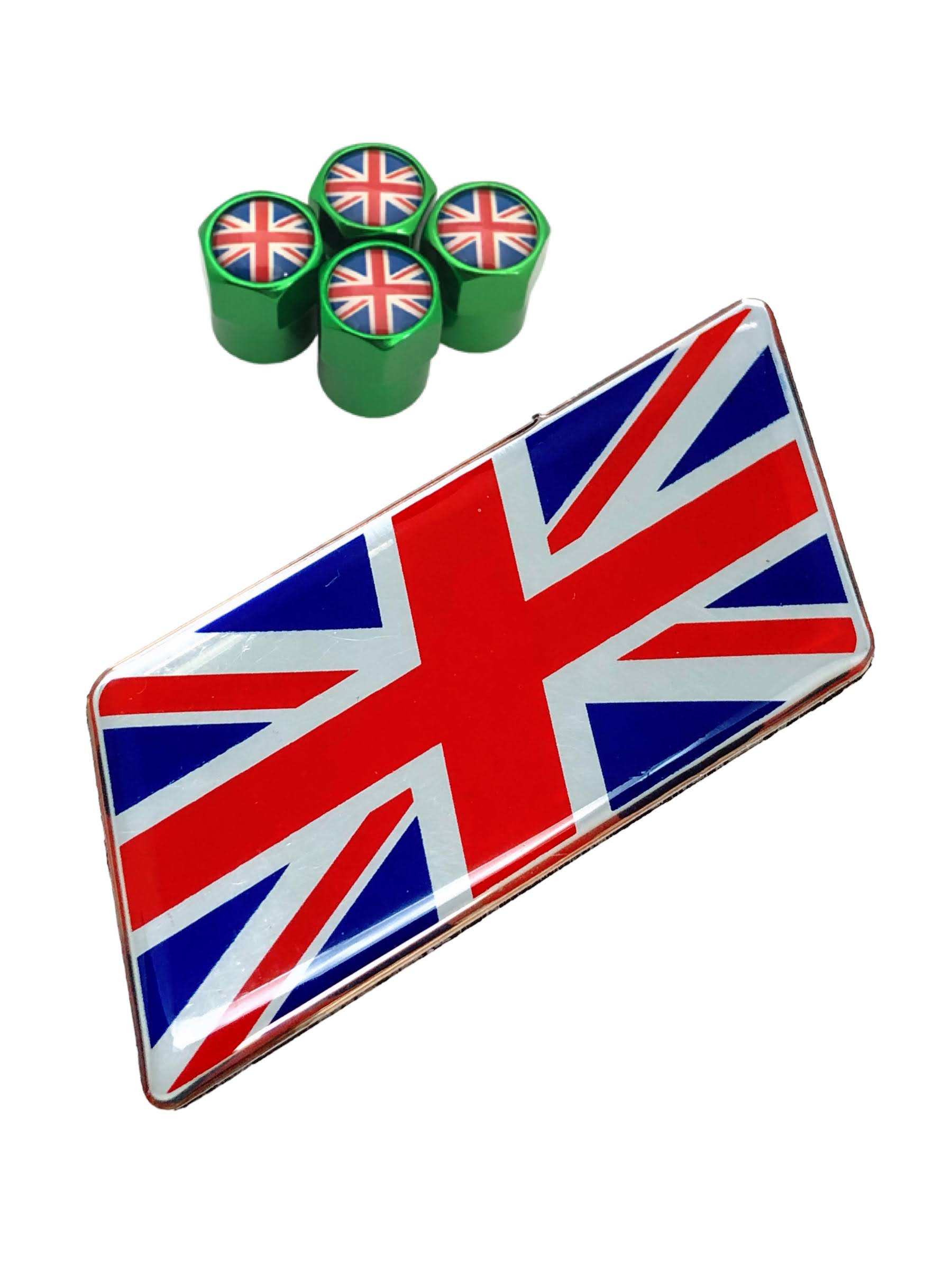 J イギリス 国旗 選べるバルブキャップカラー エンブレム ステッカー バルブキャップ フェンダー レンジローバー ディスカバリー ユニオンジャック UK｜bgr-hyogo｜04