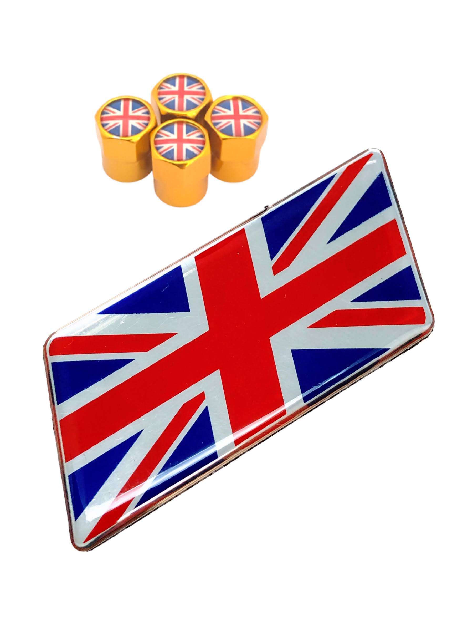 J イギリス 国旗 選べるバルブキャップカラー エンブレム ステッカー バルブキャップ フェンダー レンジローバー ディスカバリー ユニオンジャック UK｜bgr-hyogo｜05