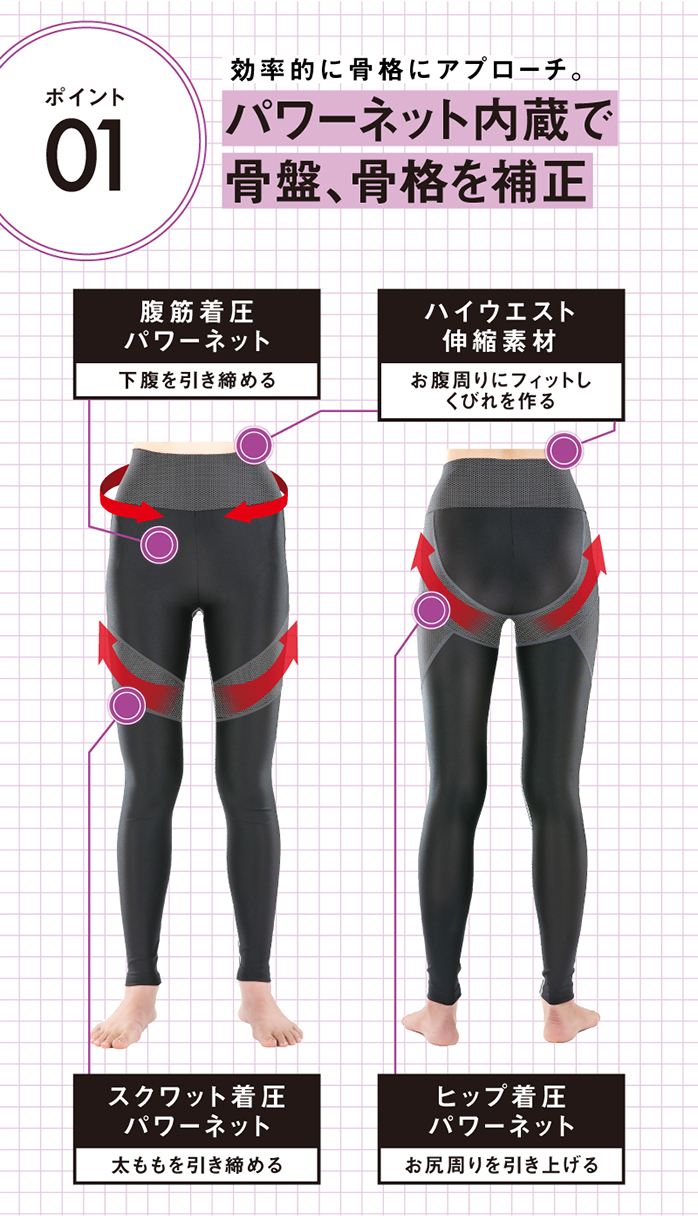 エクササイズスパッツ 着圧スパッツ レギンス ロングスパッツ 加