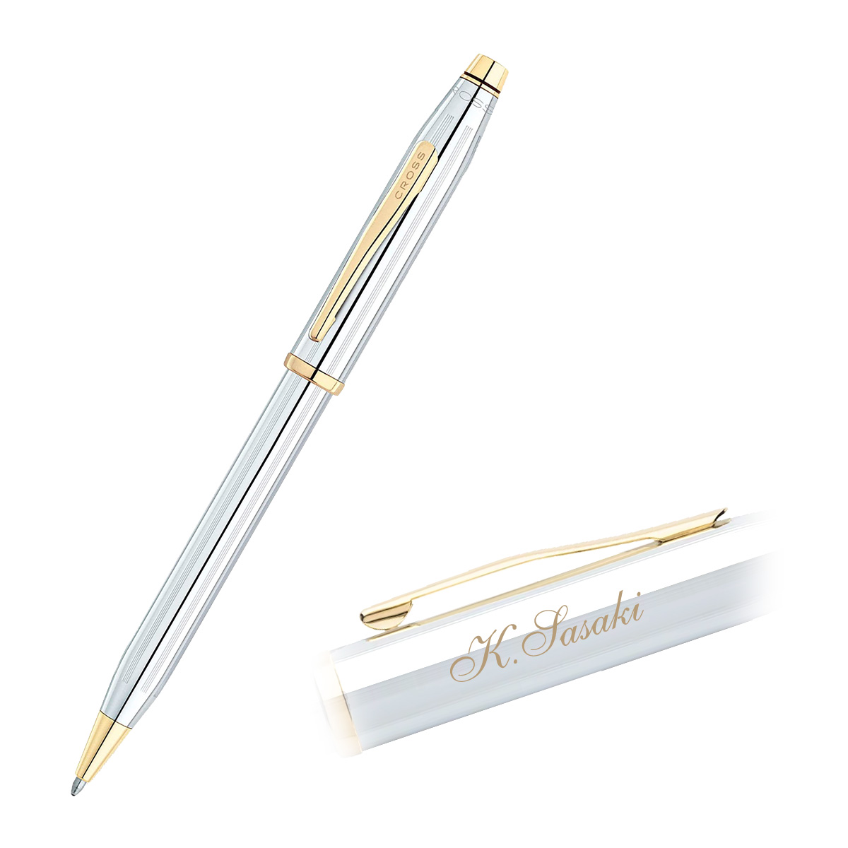 CROSS クロス 3302WG センチュリーII ボールペン メダリスト シルバー