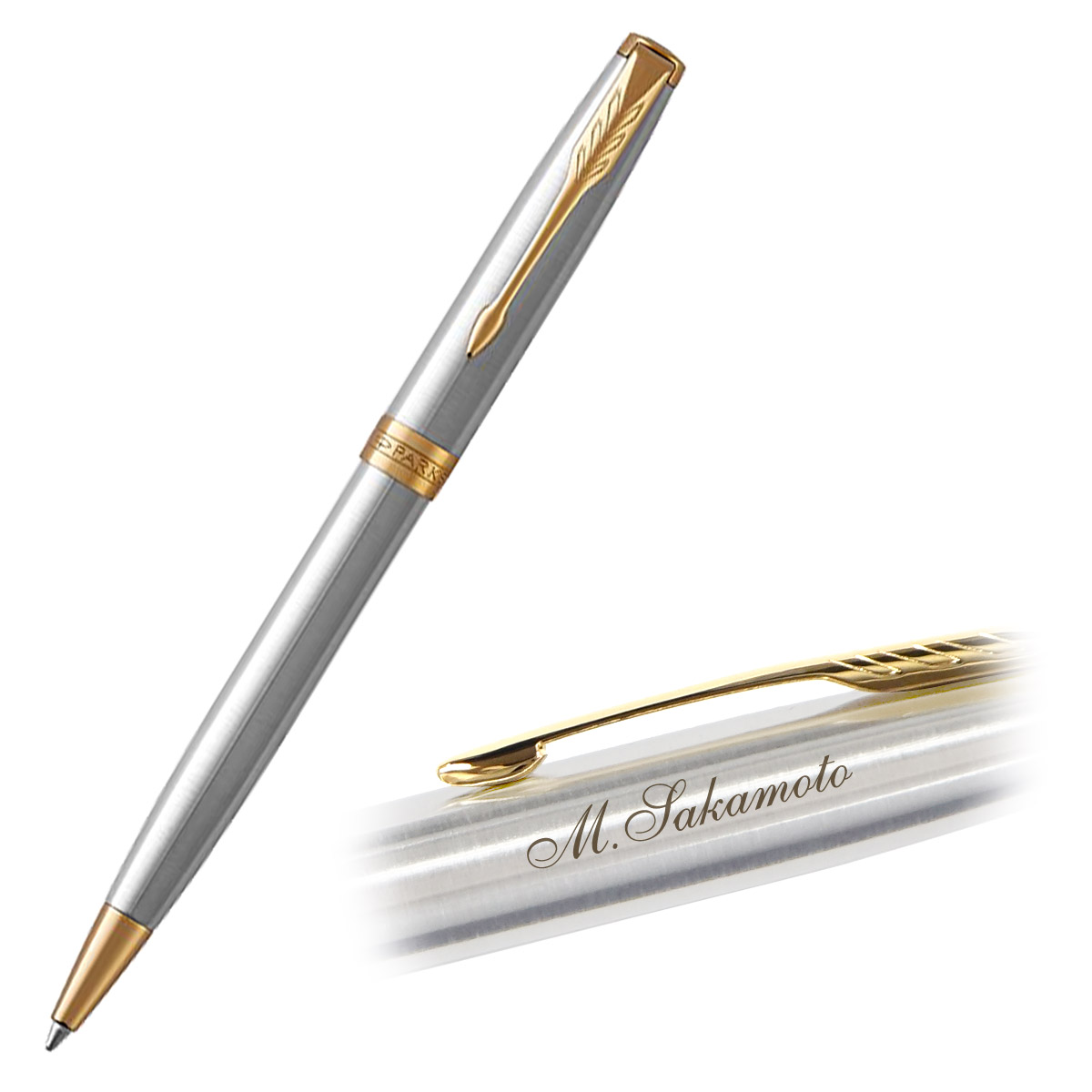 PARKER（パーカー） 名入れ無料 (1) ソネット ボールペン ステンレス