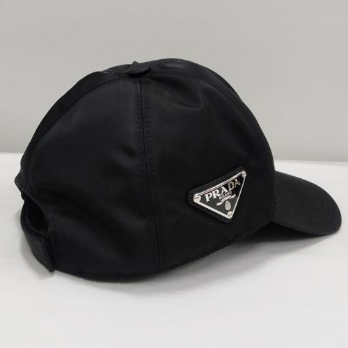 プラダ 帽子 キャップ ロゴ Re Nylon ベースボールキャップ レディース ブラック 1HC2742DMI PRADA | PRADA | 02