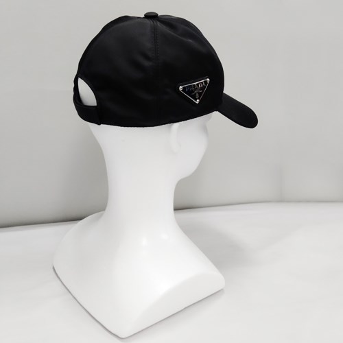 プラダ 帽子 キャップ ロゴ Re Nylon ベースボールキャップ レディース ブラック 1HC2742DMI PRADA | PRADA | 07