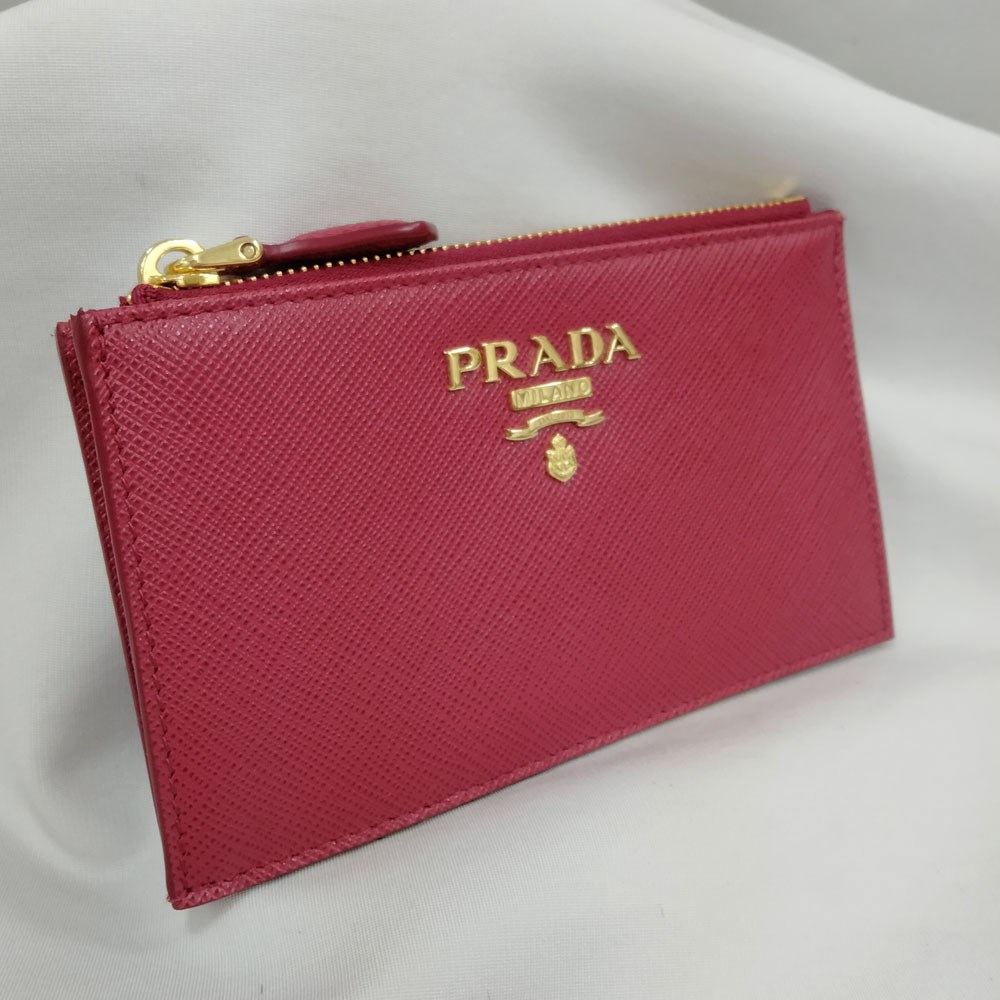 《Max1万円off＆P10》プラダ 小物 サフィアーノレザー カードホルダー レディース ブラッ ク レッド ベージュ 1MC086QWA PRADA | PRADA | 13