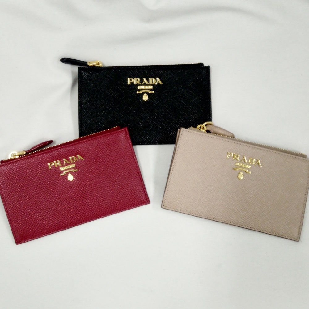 《Max1万円off＆P10》プラダ 小物 サフィアーノレザー カードホルダー レディース ブラッ ク レッド ベージュ 1MC086QWA PRADA | PRADA | 15