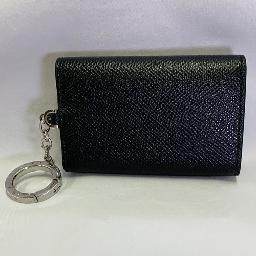 【爆買】【訳あり】ブルガリ キーケース 6連 キーホルダー カーフレザー ロゴクリップ ブラック メンズ 289360 BULGARI 正規品 ギフト プレゼントの画像